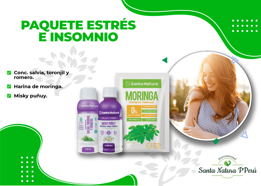 PAQUETE ANTIESTRÉS INSOMNIO – Santa Natura PPerú International | Vida y  Salud | Productos Naturales