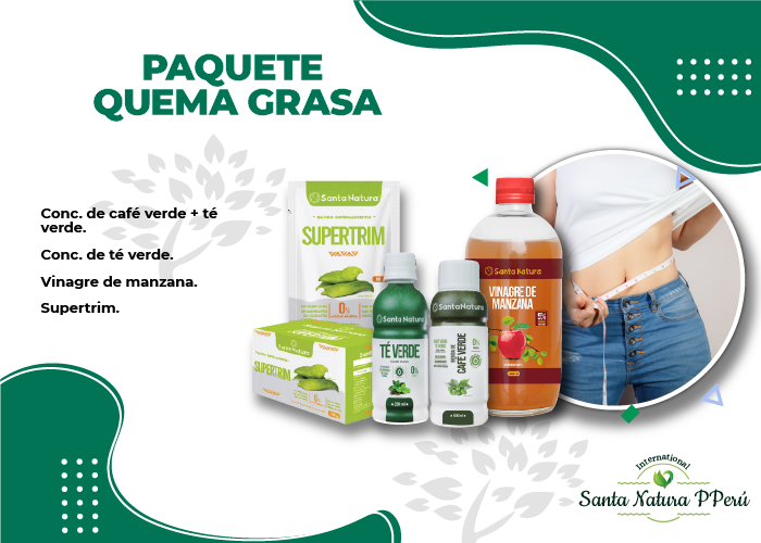 PAQUETE QUEMA GRASA – Santa Natura PPerú International, Vida y Salud